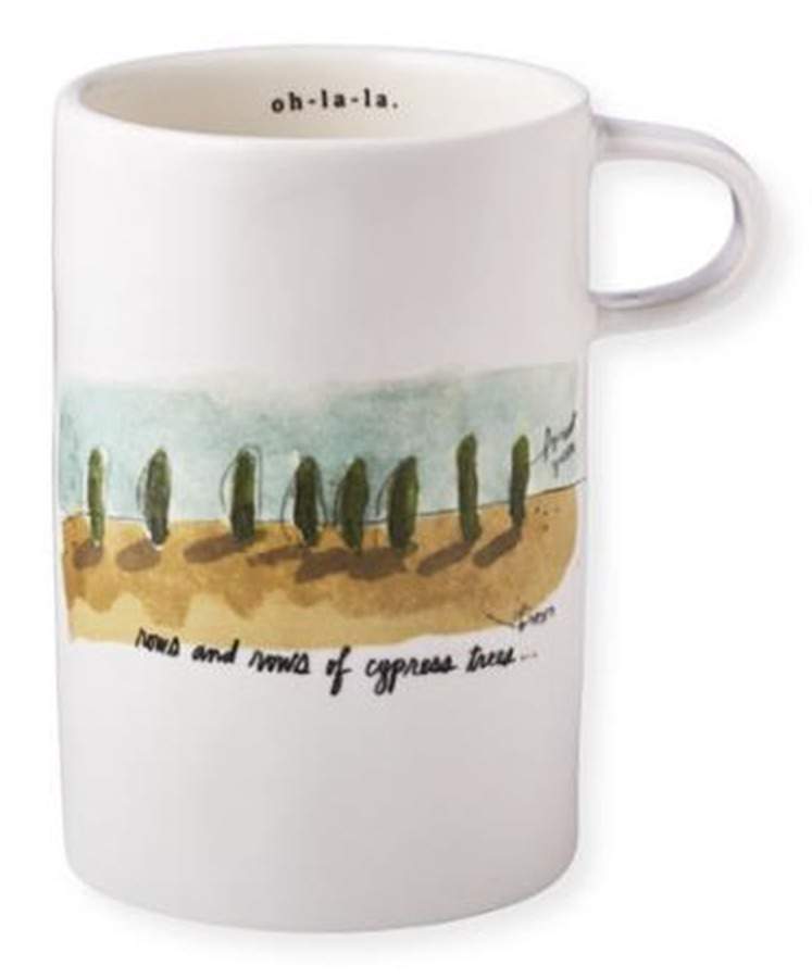 French Sketchbook Mug by Magenta-1