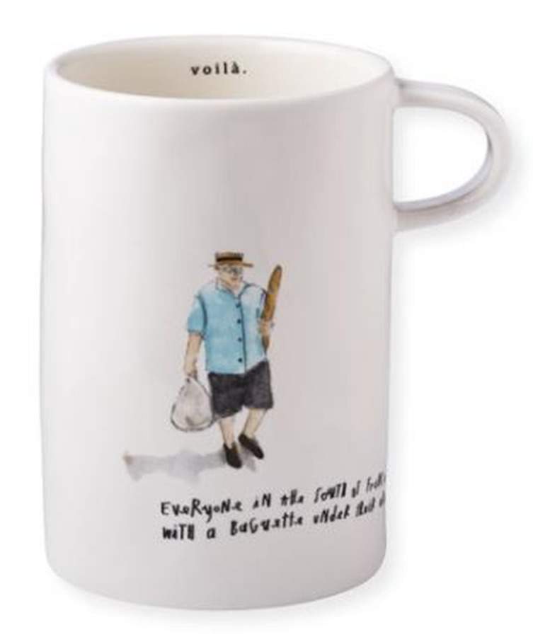 French Sketchbook Mug by Magenta-1