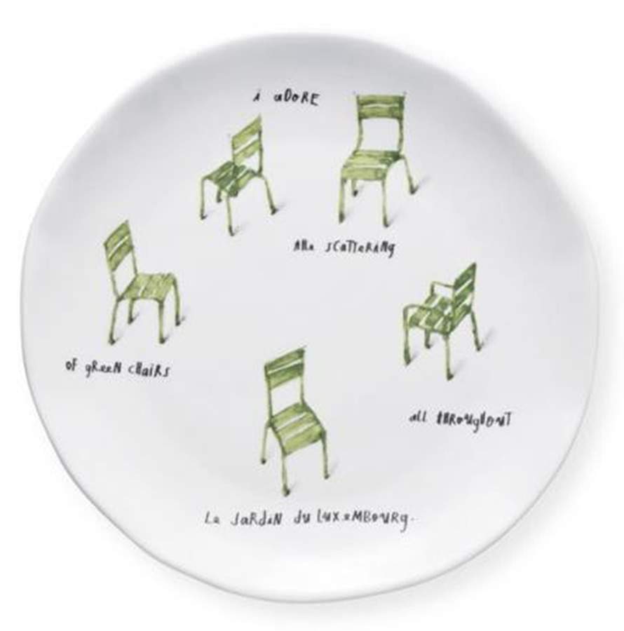 French Sketchbook Canape Plate by Magenta-1