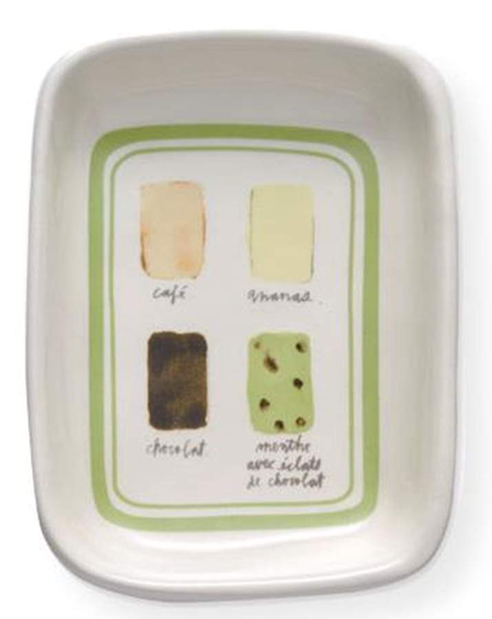 French Dessert Rectangular Dish by Magenta-1