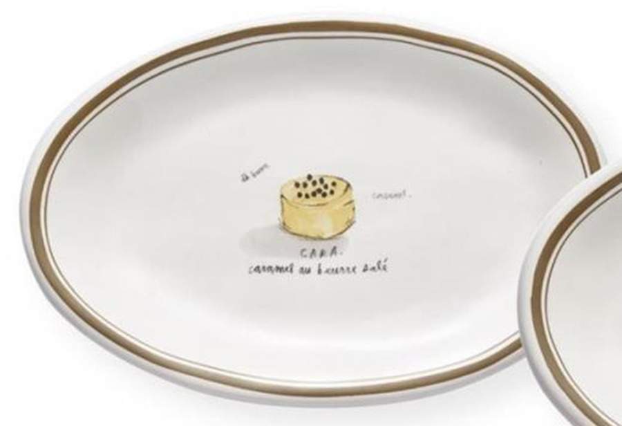 French Dessert 8" Oval Plate by Magenta-1
