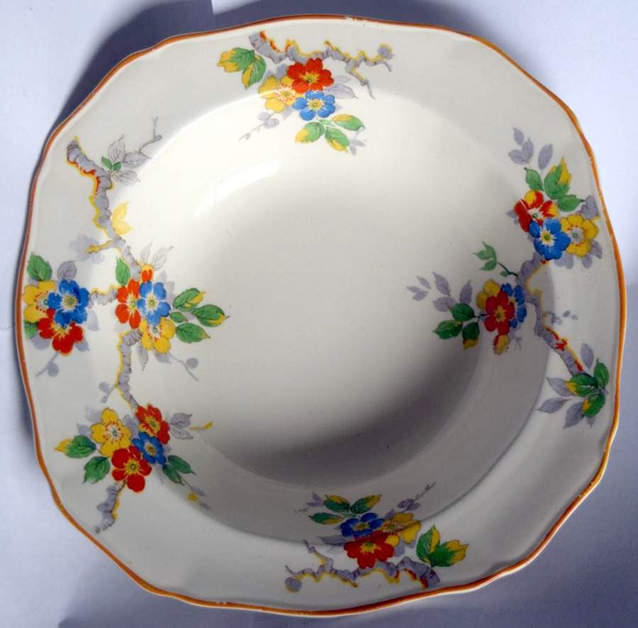 MEA458 Rim Cereal Bowl by Alfred Meakin-1