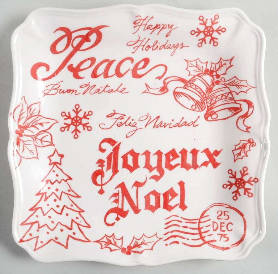 MXE14 Square Salad Plate by Maxcera Corp-1