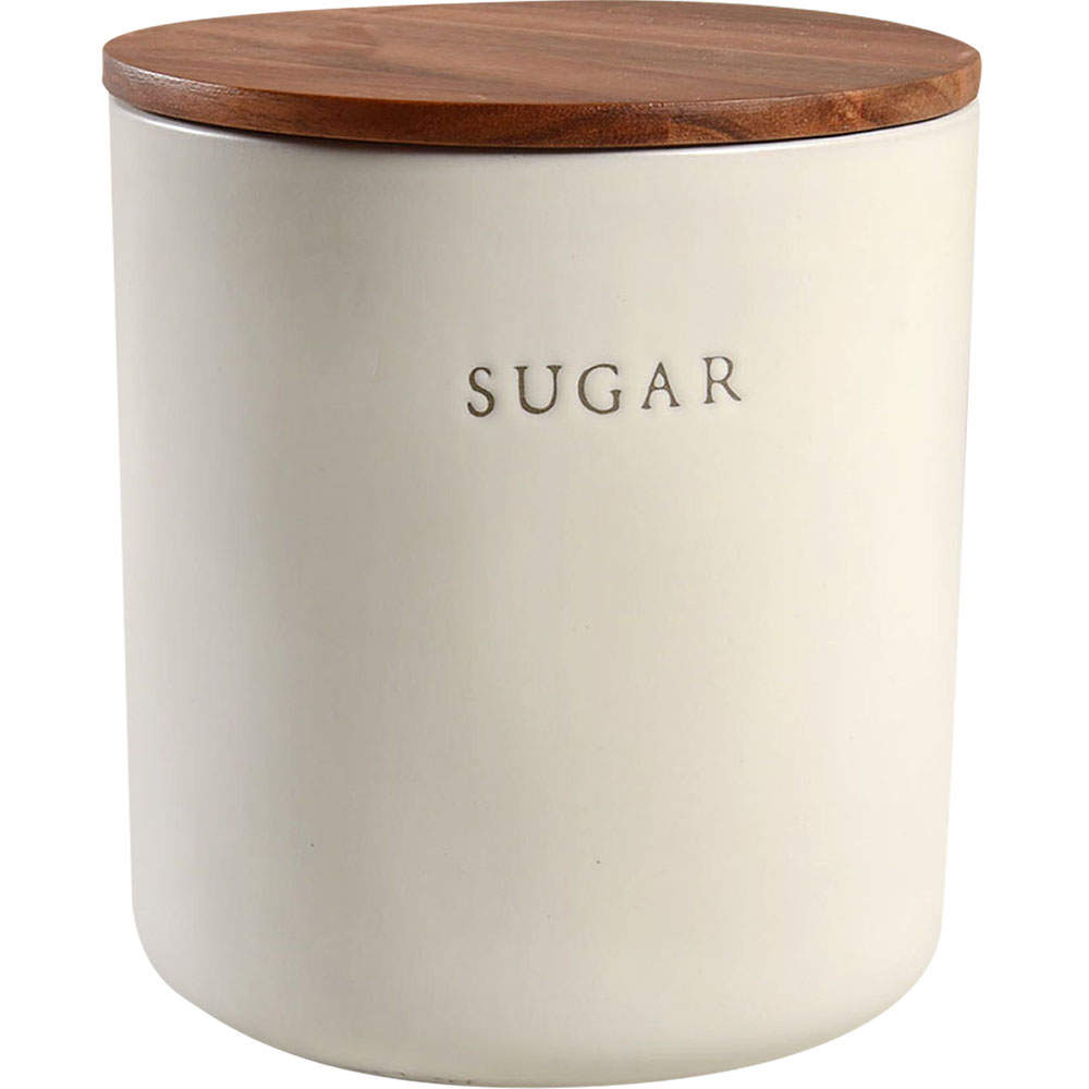 Hearth & Hand Sugar Canister & Wood Lid by Magnolia-1