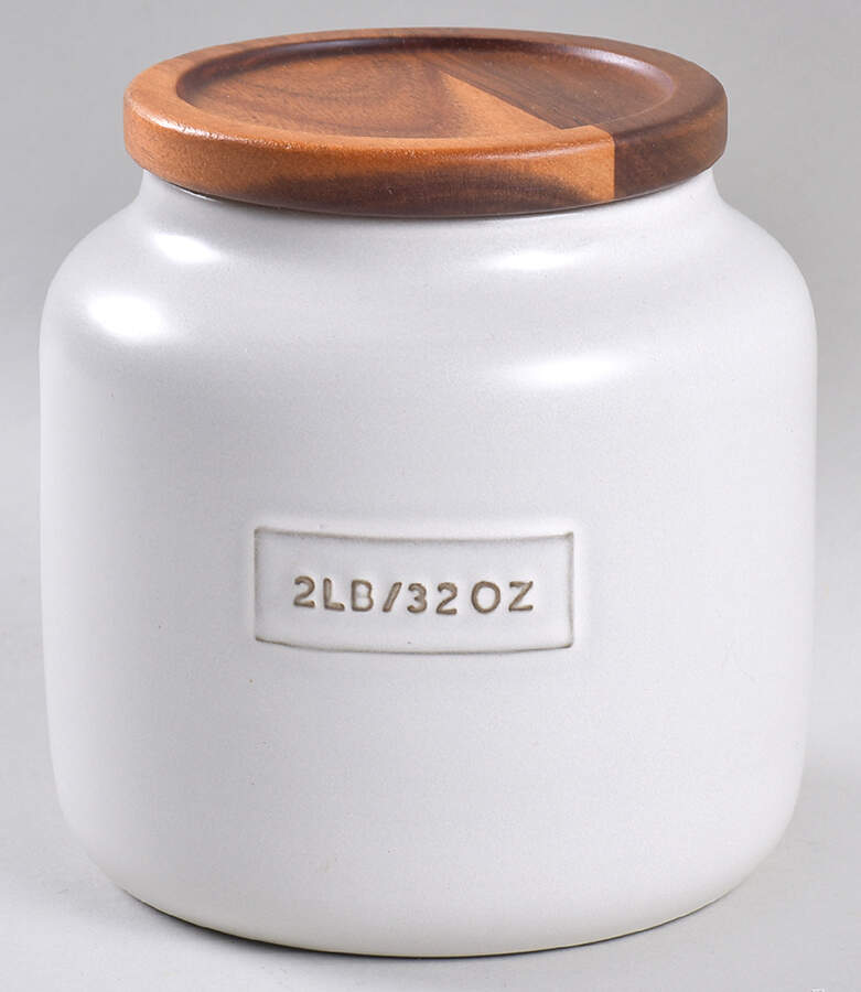 Hearth & Hand Small Wood Canister & Lid by Magnolia-1