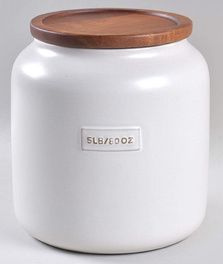 Hearth & Hand Large Canister & Wood Lid by Magnolia-1