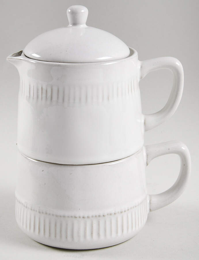 Hearth & Hand Individual Teapot & Lid with Cup by Magnolia-1