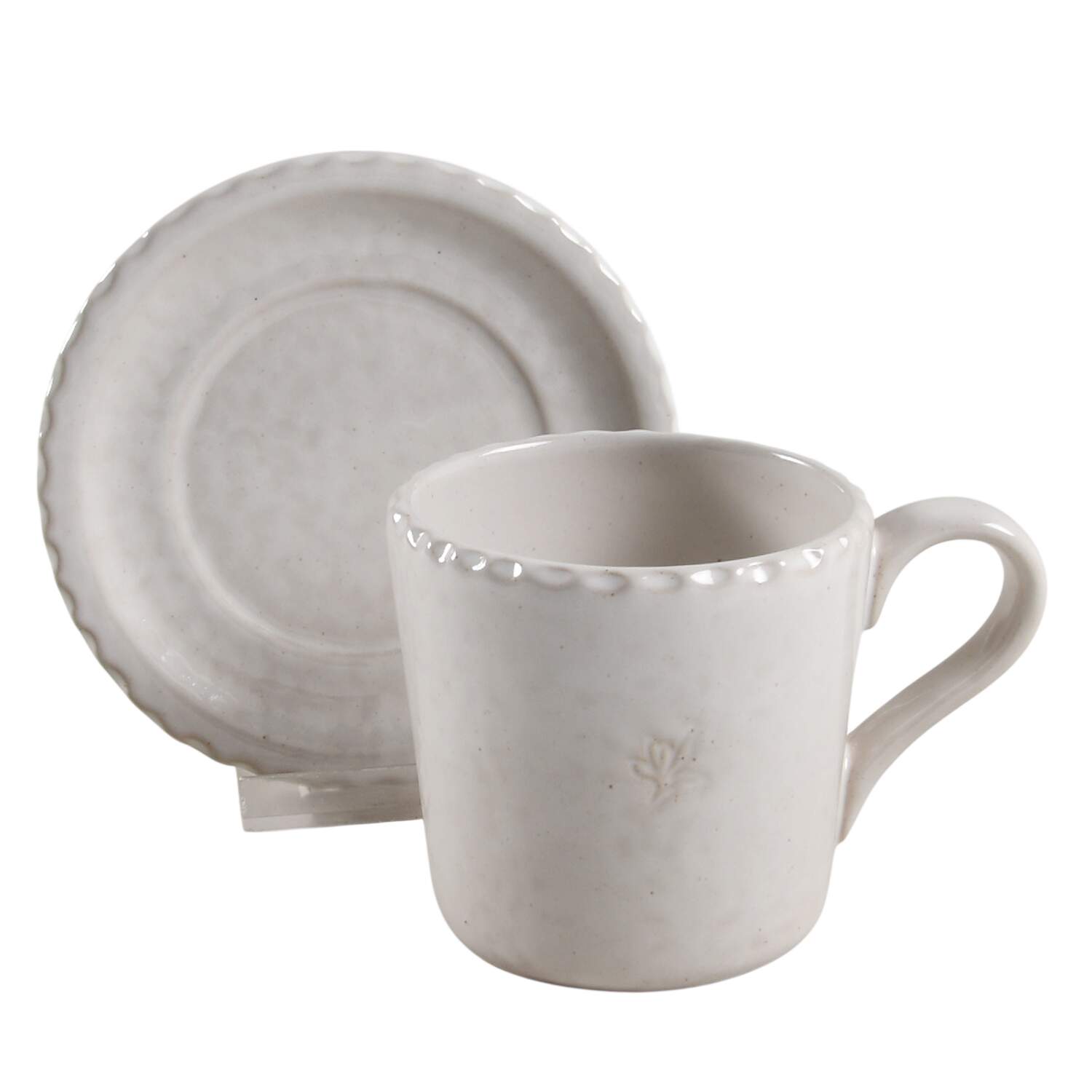 Hearth & Hand Flat Cup & Saucer Set by Magnolia-1