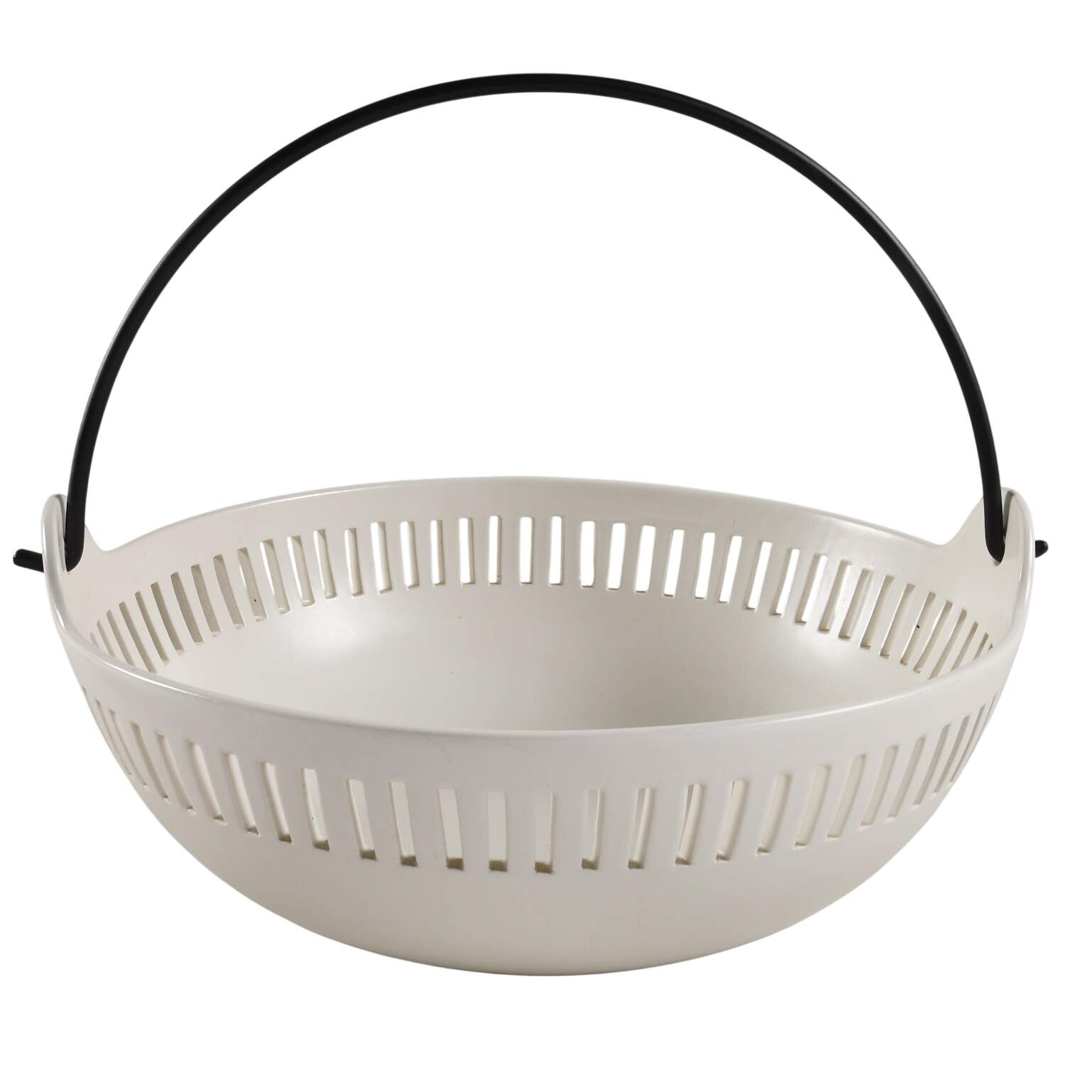 Hearth & Hand 12" Pierced Round Bowl with Metal Handle by Magnolia-1