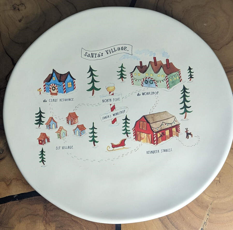 Rae Dunn Holiday Cookie Plate by Magenta-1
