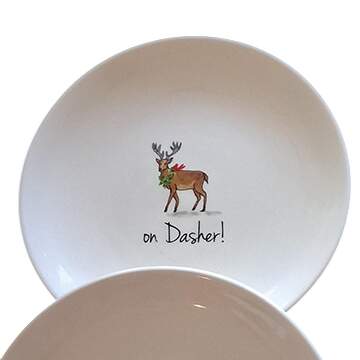 Rae Dunn Holiday Appetizer Plate by Magenta-1