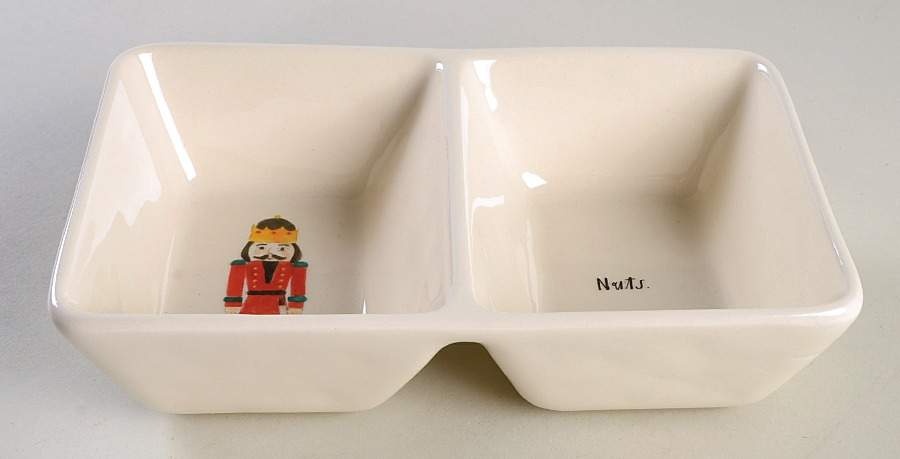Nutcracker 2 Section Nut Bowl by Magenta-1