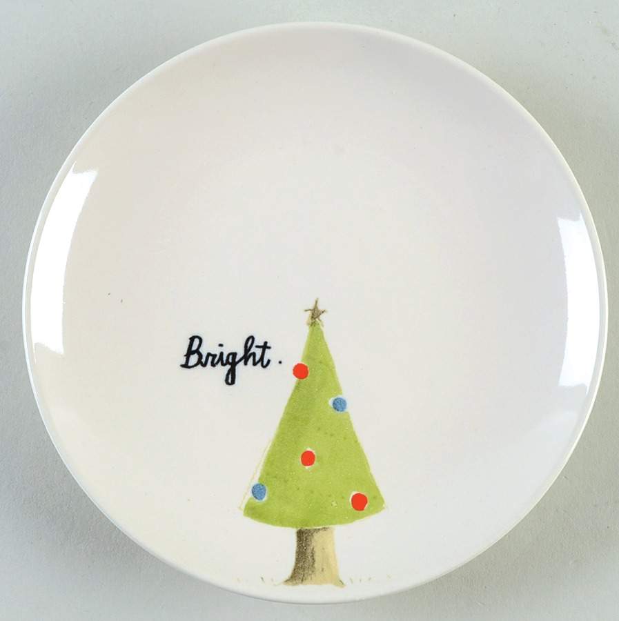 Rae Dunn Holiday Appetizer Plate by Magenta-1