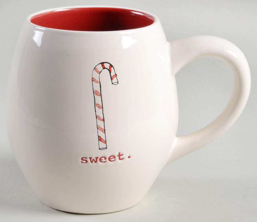 Christmas (Sweet, Joy, Kiss, Comfort) Mug by Magenta-1