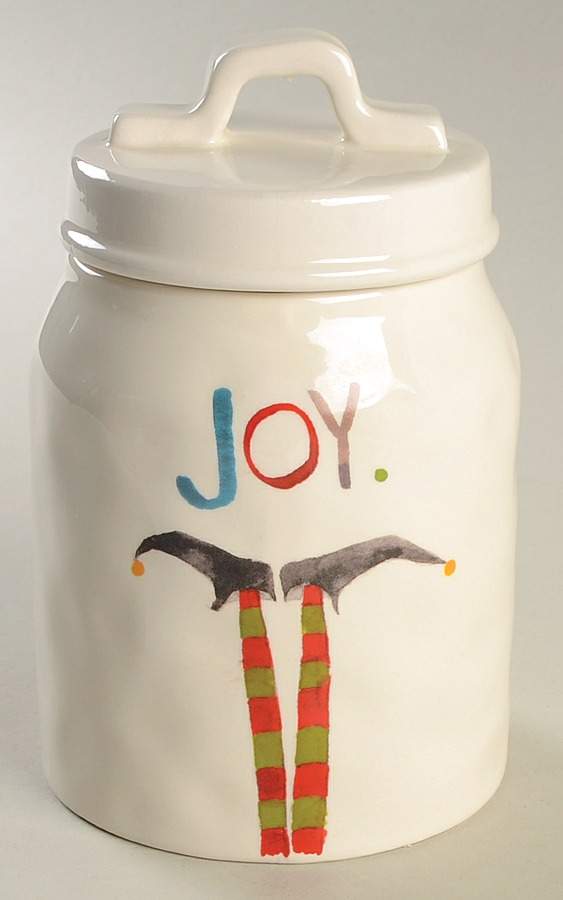 Rae Dunn Holiday Small Canister & Lid by Magenta-1