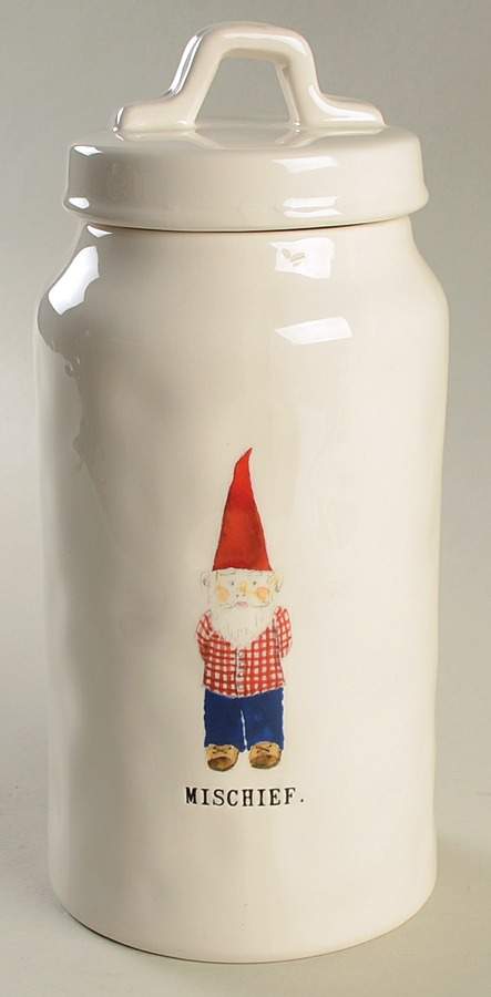 Christmas Gnomes Large Canister & Lid by Magenta-1