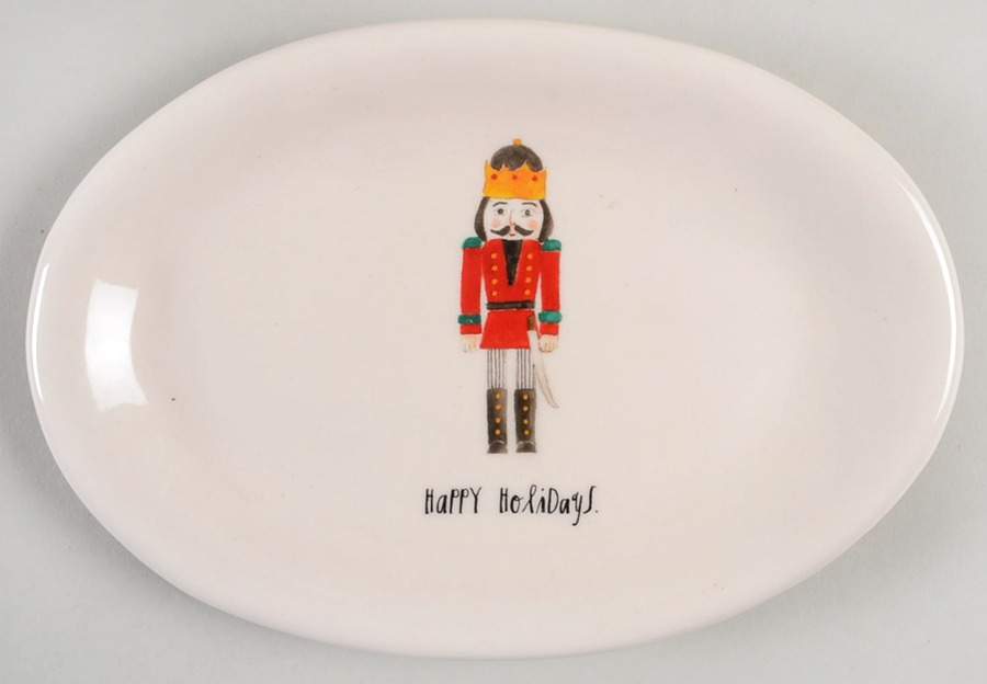 Nutcracker 8" Oval Plate by Magenta-1