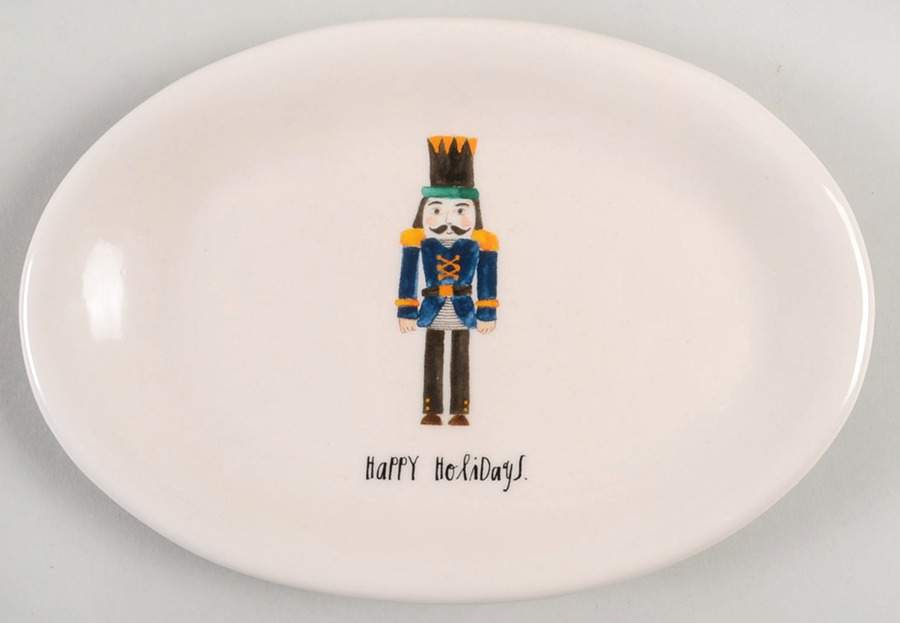 Nutcracker 8" Oval Plate by Magenta-1