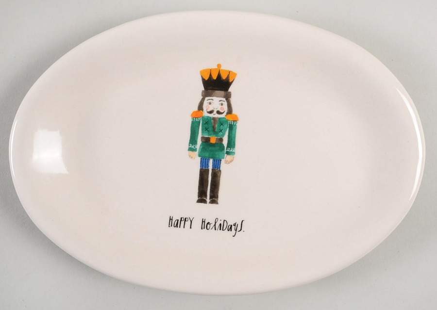 Nutcracker 8" Oval Plate by Magenta-1
