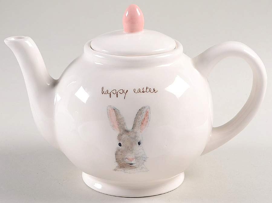 Easter Bunny Ears Teapot & Lid by Magenta-1