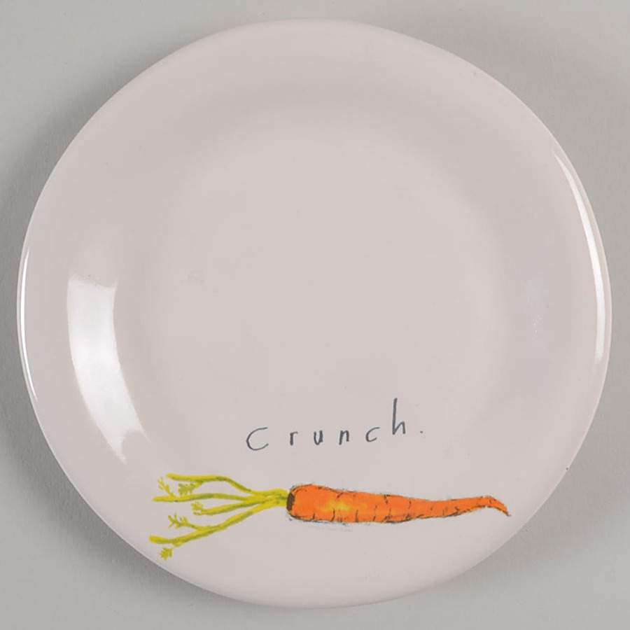 Happy Easter (Chirp, Crunch, Hop, Hunt) Appetizer Plate by Magenta-1