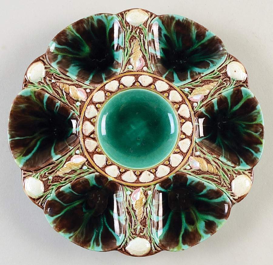 1323 Oyster Plate by Minton-1