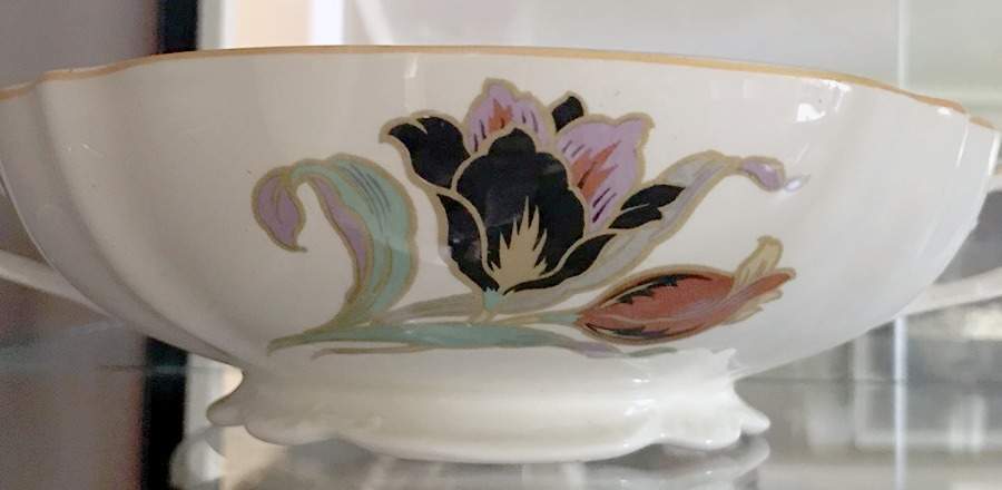 MEK349 Footed Cream Soup Bowl by J & G Meakin-1