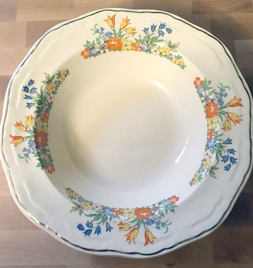 MEA460 Rim Soup Bowl by Alfred Meakin-1