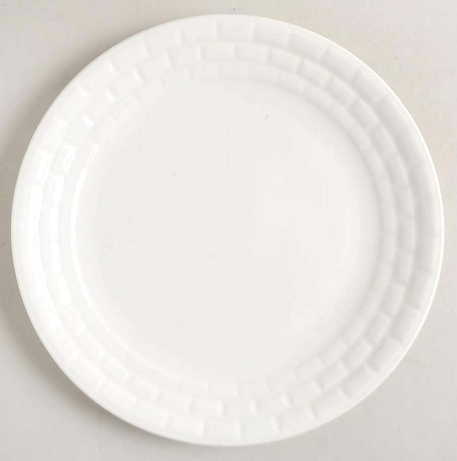 Palazzo (Embossed White) Salad Plate by Mikasa-1
