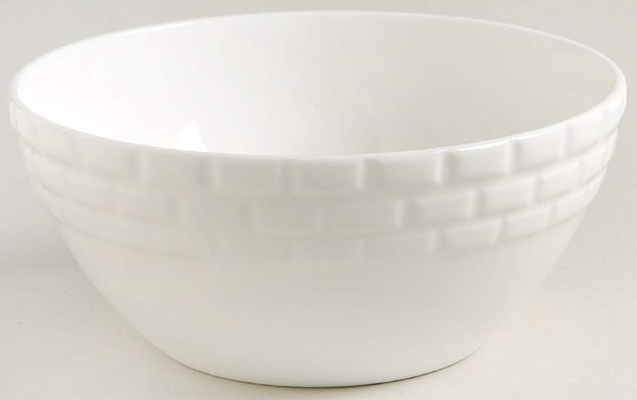 Palazzo (Embossed White) Soup/Cereal Bowl by Mikasa-1