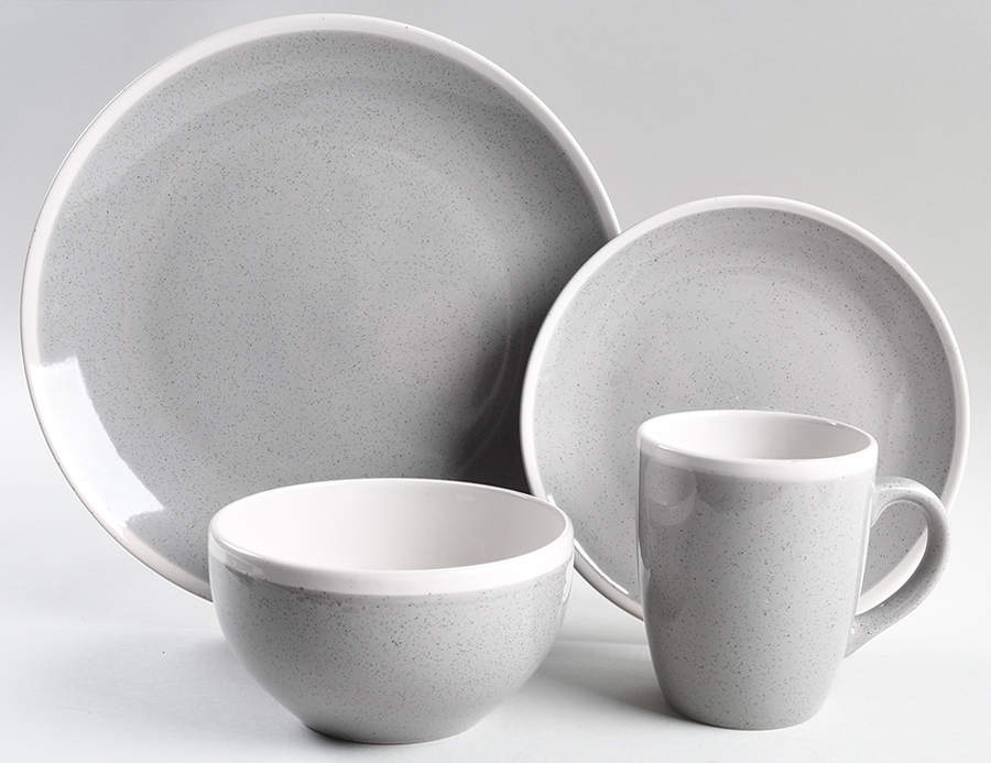 Melanie Grey 4 Piece Place Setting by Mikasa-1
