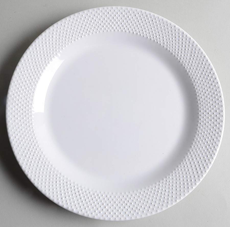 M2A34 White Dinner Plate by Matceramica-1