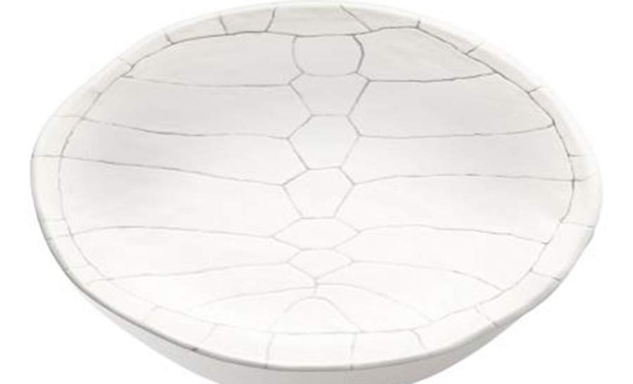 Tortoise Shell 12" Round Serving Bowl by Magenta-1