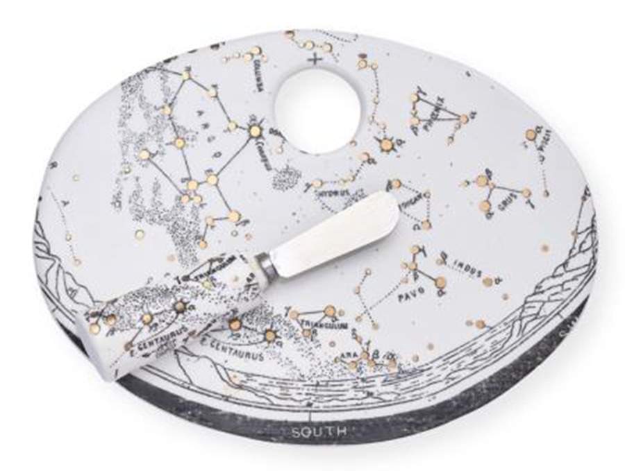 Constellations 2 Piece Cheese Dish and Knife Set by Magenta-1