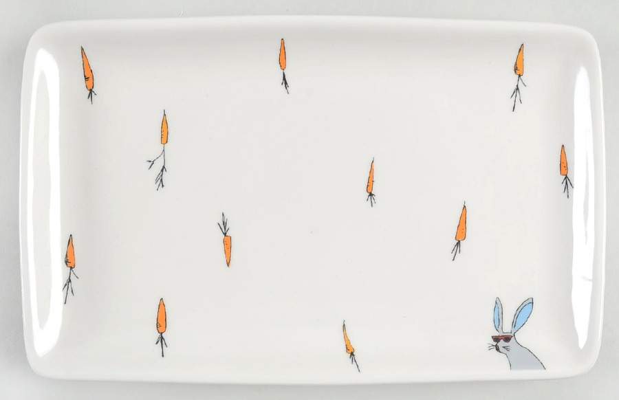 Jack's Carrots 8" Rectangular Tray by Magenta-1
