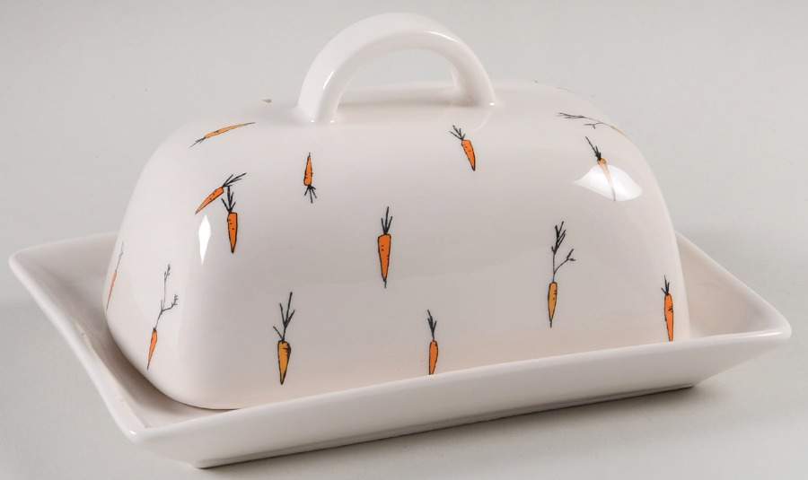 Jack's Carrots Rectangular Covered Butter by Magenta-1
