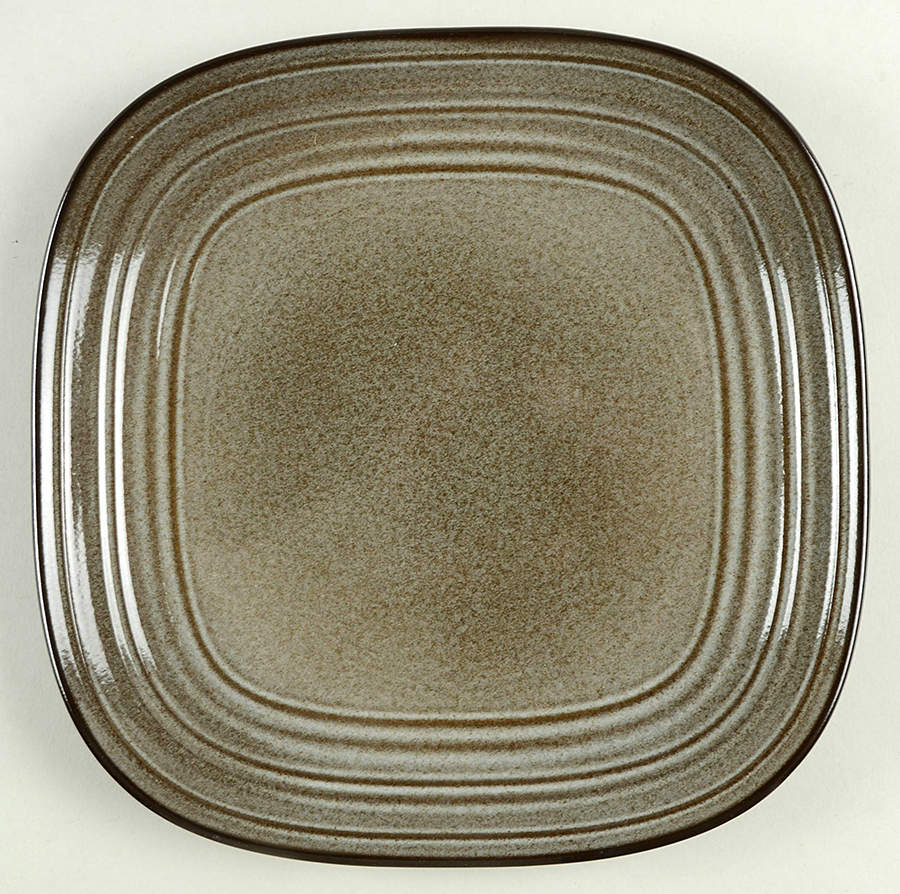 Swirl Speckle-Graphite Square Salad Plate by Mikasa-1