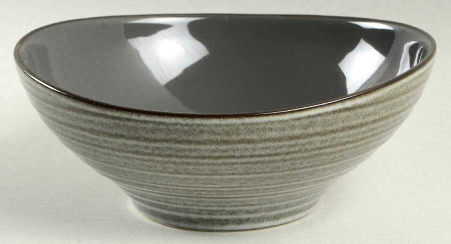 Swirl Speckle-Graphite Soup/Cereal Bowl by Mikasa-1
