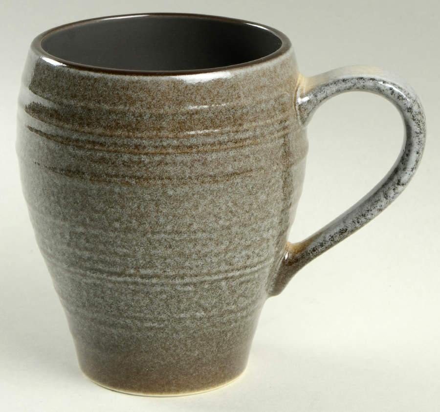 Swirl Speckle-Graphite Mug by Mikasa-1