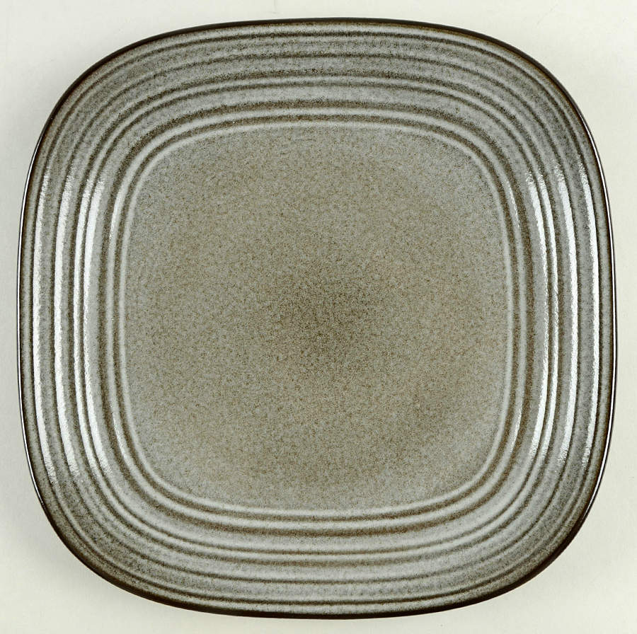 Swirl Speckle-Graphite Square Dinner Plate by Mikasa-1