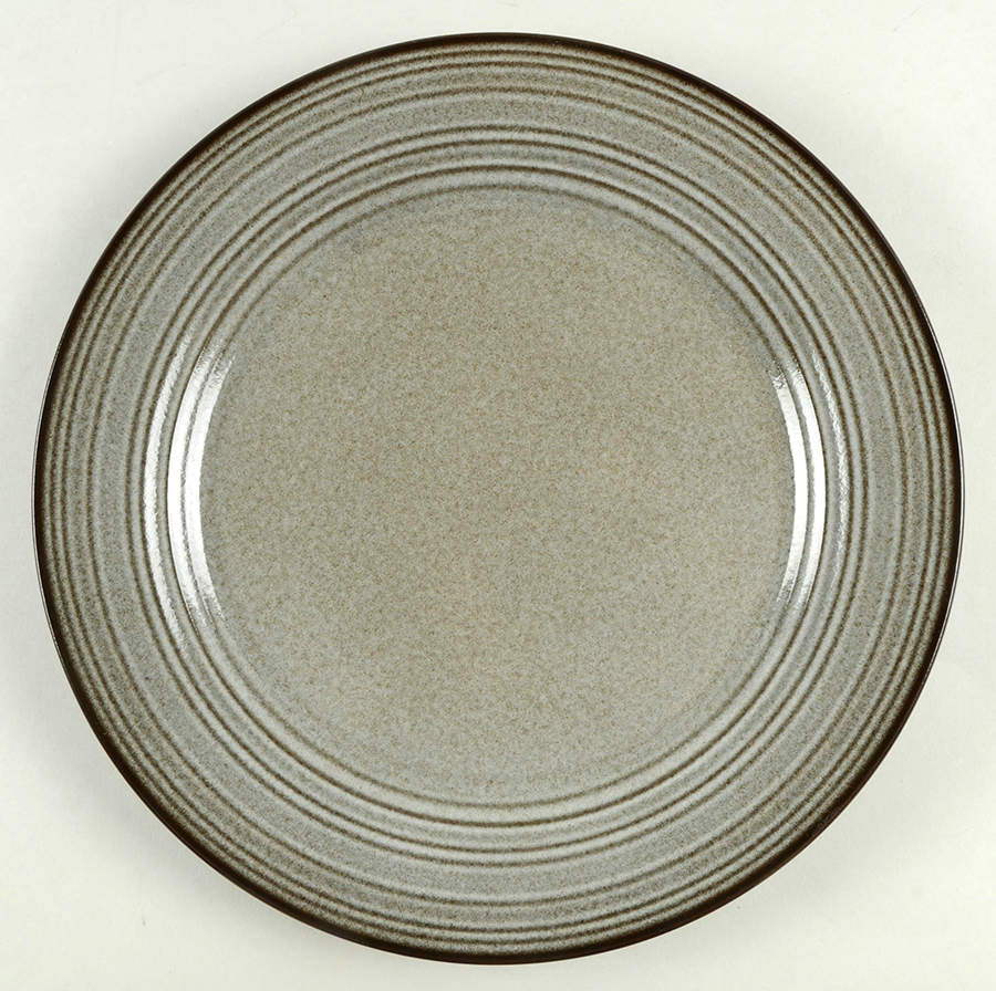 Swirl Speckle-Graphite Dinner Plate by Mikasa-1