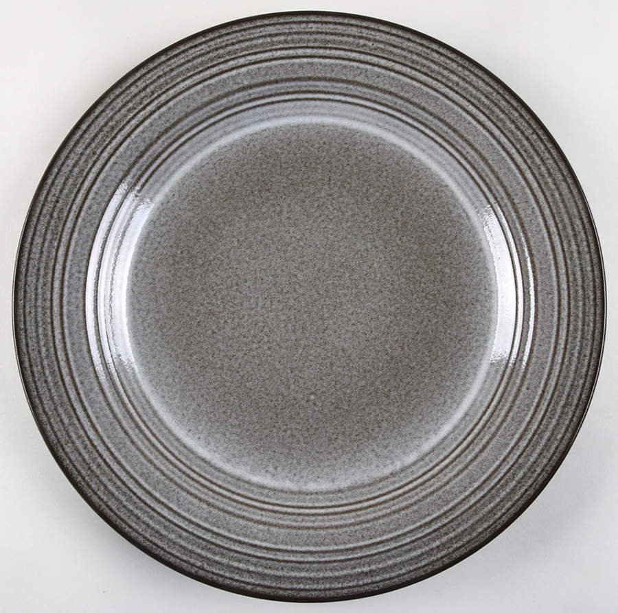 Swirl Speckle-Graphite 12" Chop Plate (Round Platter) by Mikasa-1