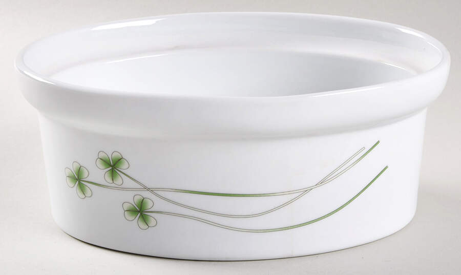Shamrocks 1.5 Quart Oval Covered Casserole No Lid by Marcus Notley-1