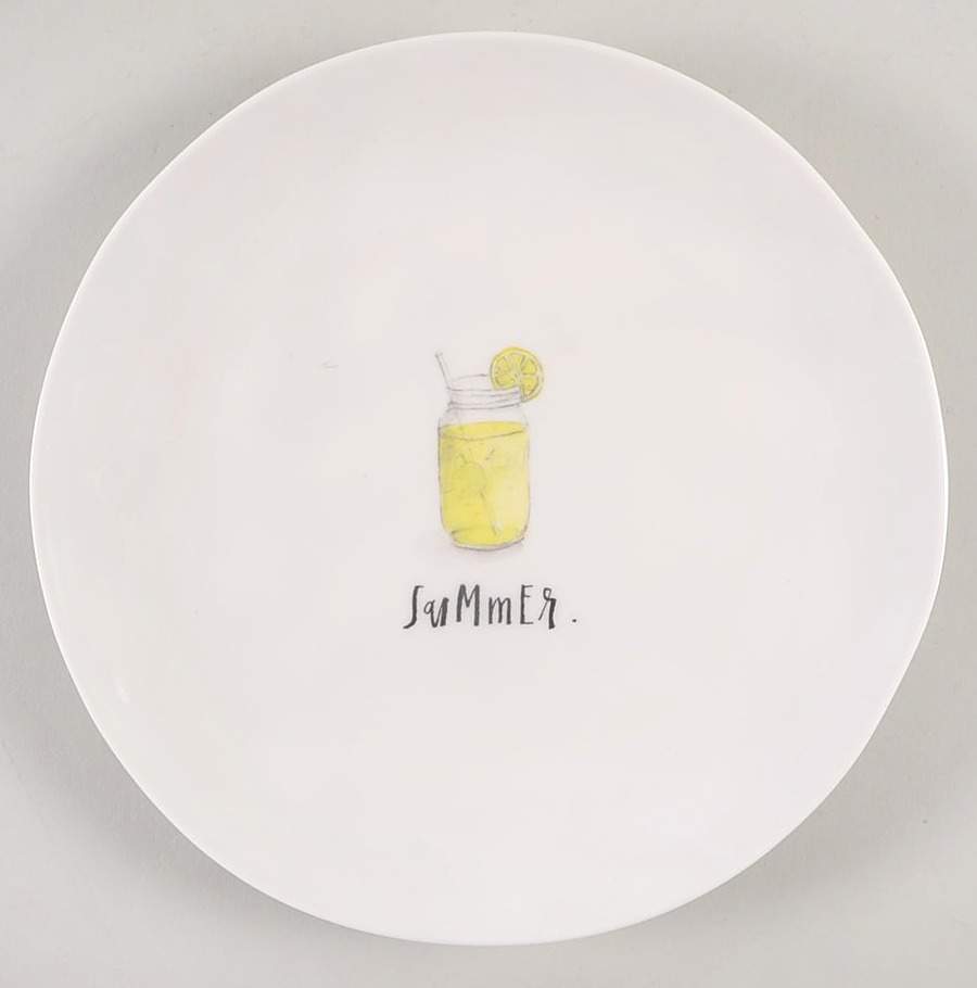 Picnic Time (Happy Camper) Salad Plate by Magenta-1
