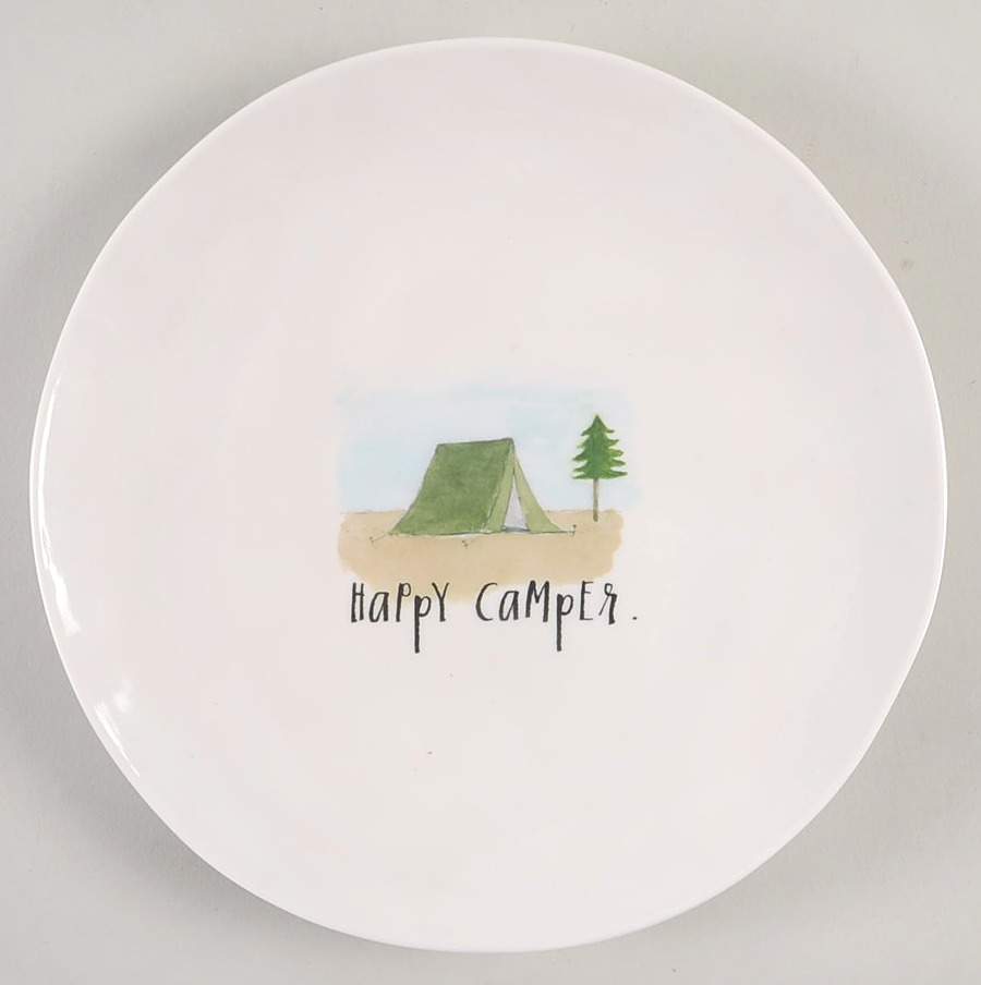 Picnic Time (Happy Camper) Salad Plate by Magenta-1