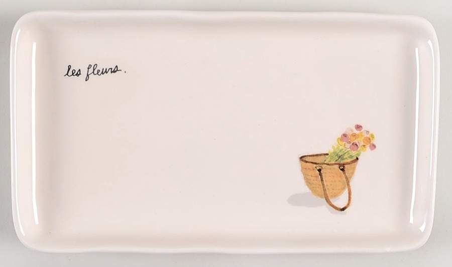 French Baskets 9" Rectangular Tray by Magenta-1