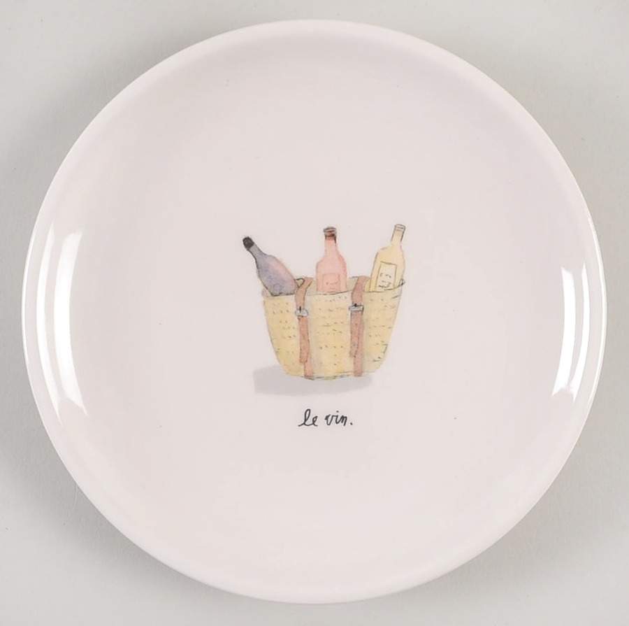 French Baskets Appetizer Plate by Magenta-1