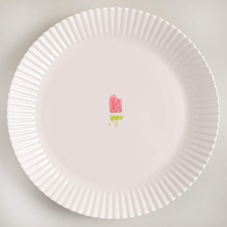 Summer Party Dinner Plate by Magenta-1