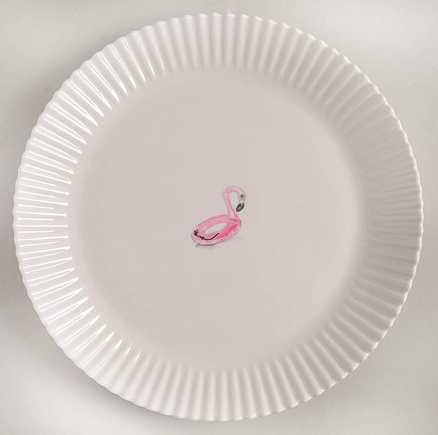 Summer Party Dinner Plate by Magenta-1