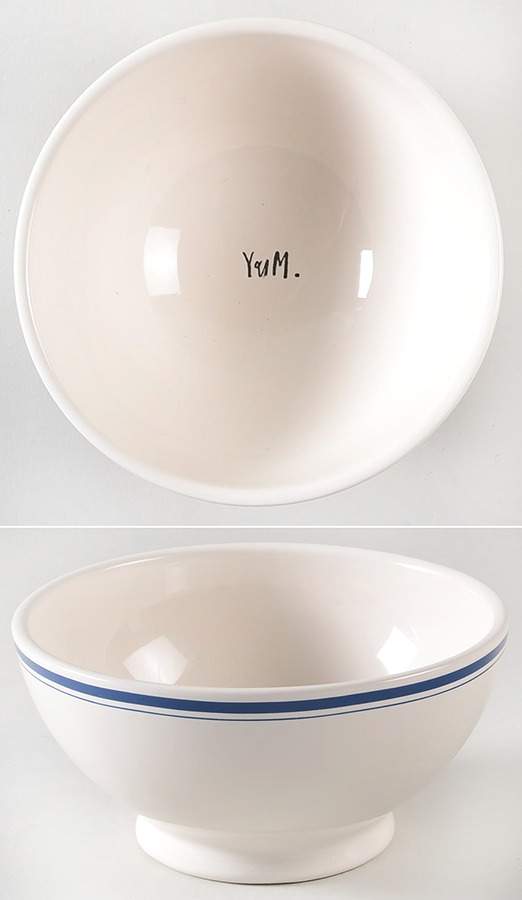 Blue Line and Stem Print 5" All Purpose Bowl by Magenta-1